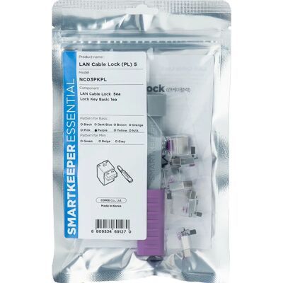 Smartkeeper NC03PKPL Bloqueur de ports - Bloqueur + clé - Publicité Smartkeeper NC03PKPL Bloqueur de ports - Bloqueur + clé - Publicité