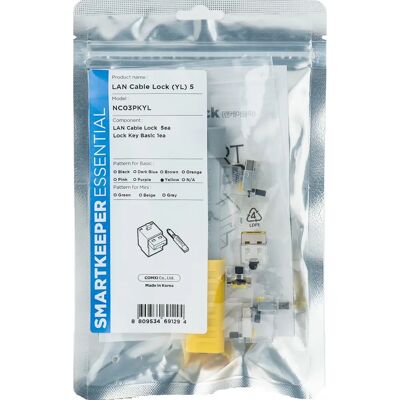 Smartkeeper NC03PKYL Portblocker - Portblocker, Gelb, 1 Stk Smartkeeper NC03PKYL Portblocker - Portblocker, Gelb, 1 Stk