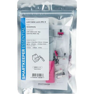 Smartkeeper NC03PKPK Pink Port Blocker - Port Blocker & Schlüssel Smartkeeper NC03PKPK Pink Port Blocker - Port Blocker & Schlüssel