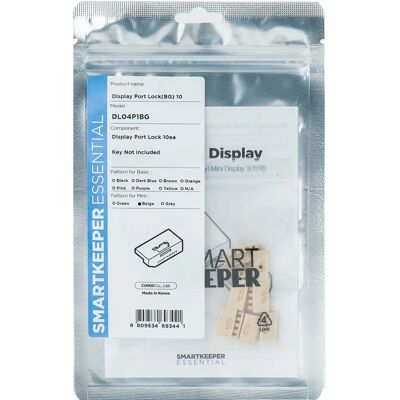 Smartkeeper DL04P1BG Bloqueador de puertos - DisplayPort - 10 pcs Smartkeeper DL04P1BG Bloqueador de puertos - DisplayPort - 10 pcs
