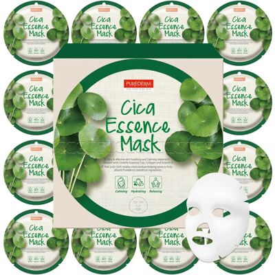 PUREDERM Cica Essence Maski - Rentouttava Kasvonaamio, 18g PUREDERM Cica Essence Maski - Rentouttava Kasvonaamio, 18g