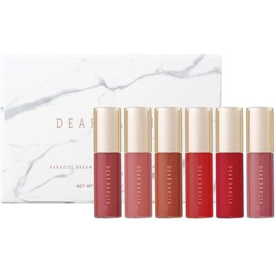 Dear Dahlia Rote Kollektion Lipgloss-Set - Atemberaubende Töne Dear Dahlia Rote Kollektion Lipgloss-Set - Atemberaubende Töne