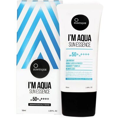 Suntique I’m Aqua Sun Essence SPF50+ - Solkrem for ansiktet Suntique I’m Aqua Sun Essence SPF50+ - Solkrem for ansiktet