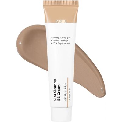 Purito Cica Clearing BB Cream SPF38 (30ml) - Beige Clair N°21 - Publicité Purito Cica Clearing BB Cream SPF38 (30ml) - Beige Clair N°21 - Publicité