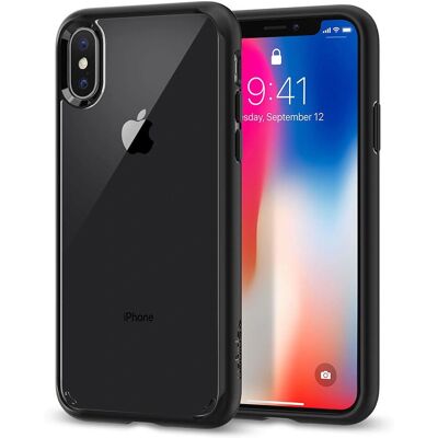Spigen iPhone X Schwarz Hybrid-Hülle - Handyhülle Spigen iPhone X Schwarz Hybrid-Hülle - Handyhülle