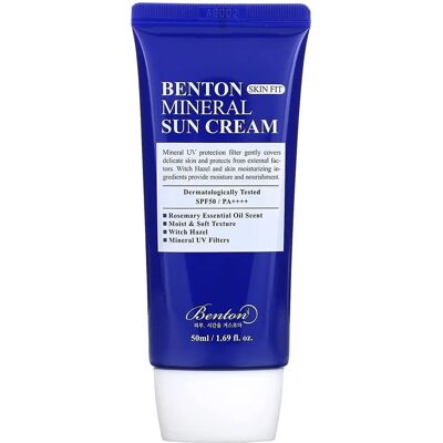 Benton Skin Fit Mineral Sun Cream SPF 50/PA++++ - Sunscreen Benton Skin Fit Mineral Sun Cream SPF 50/PA++++ - Sunscreen