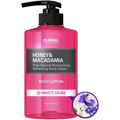 KUNDAL Honey & Macadamia White Musk θρεπτικό γάλα για το σώμα - Λοσιόν σώματος KUNDAL Honey & Macadamia White Musk θρεπτικό γάλα για το σώμα - Λοσιόν σώματος