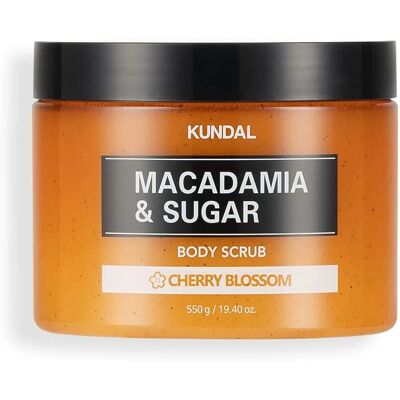 KUNDAL Macadamia & Sugar Cherry Blossom - Body Scrub - 550g KUNDAL Macadamia & Sugar Cherry Blossom - Body Scrub - 550g