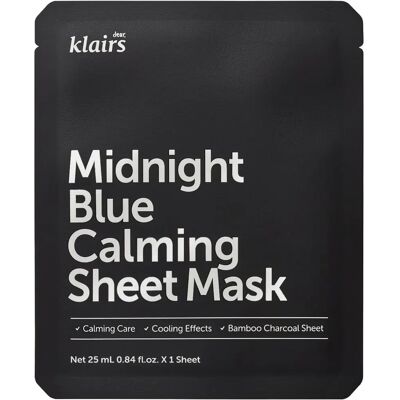 dear, klairs Midnight Blue Calming Sheet Mask (25ml) dear, klairs Midnight Blue Calming Sheet Mask (25ml)