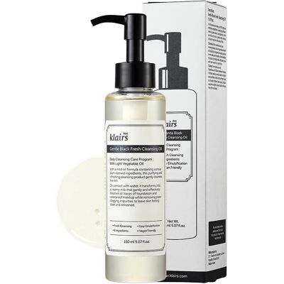 dear, klairs Mild Svart Frisk Renseolje (150ml) dear, klairs Mild Svart Frisk Renseolje (150ml)