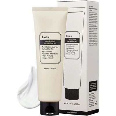 Klairs Myk Svart Ansiktsrenser - Sensitive Hud, 140ml Klairs Myk Svart Ansiktsrenser - Sensitive Hud, 140ml