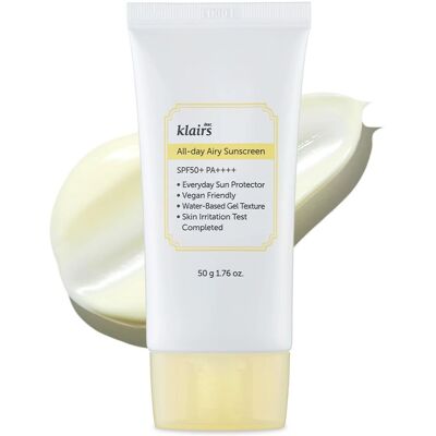 Klairs All-day Airy Sunscreen SPF 50+ PA++++ - Solbeskyttelse Klairs All-day Airy Sunscreen SPF 50+ PA++++ - Solbeskyttelse