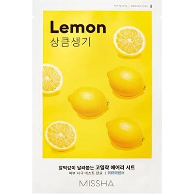 Missha Airy Fit Sheet Mask Zitrone Missha Airy Fit Sheet Mask Zitrone