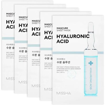 Missha Hydra Solution Masque en Tissu Acide Hyaluronique (27ml) - Publicité Missha Hydra Solution Masque en Tissu Acide Hyaluronique (27ml) - Publicité