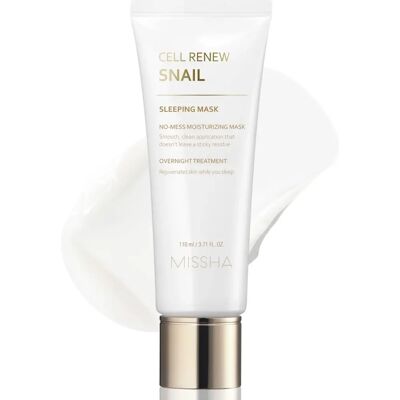 Missha Super Aqua Cell Renew Snail Sleeping Mask - Sleeping Mask for Nighttime Skin Care Missha Super Aqua Cell Renew Snail Sleeping Mask - Sleeping Mask for Nighttime Skin Care