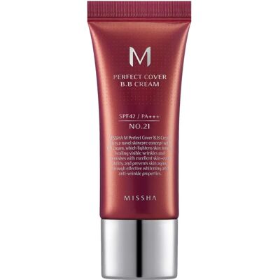 Missha M Perfect Cover BB Cream Light Beige - BB & CC Cream - Publicité Missha M Perfect Cover BB Cream Light Beige - BB & CC Cream - Publicité