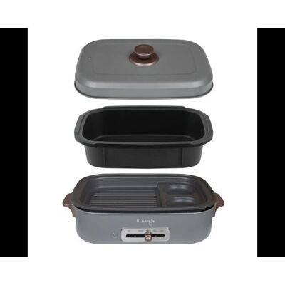 KUVINGS Wielofunkcyjny Elektryczny Grill Stolowy - Łatwy w Czyszczeniu KUVINGS Wielofunkcyjny Elektryczny Grill Stolowy - Łatwy w Czyszczeniu