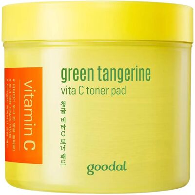 Goodal Green Tangerine Vita C Tonerpad - Tampon Tonique Visage, 70 pièces - Publicité Goodal Green Tangerine Vita C Tonerpad - Tampon Tonique Visage, 70 pièces - Publicité