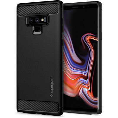 Coque Spigen Rugged Armor Noire pour Galaxy Note 9 - Publicité Coque Spigen Rugged Armor Noire pour Galaxy Note 9 - Publicité