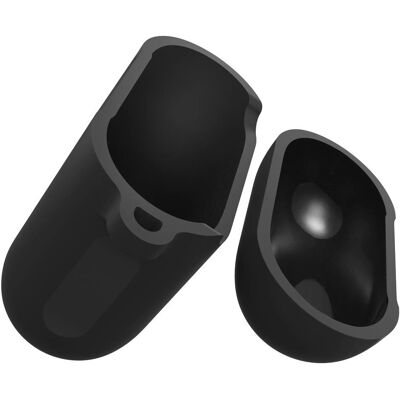 Spigen Schwarze Silikonhülle für AirPods - Kopfhörer Zubehör Spigen Schwarze Silikonhülle für AirPods - Kopfhörer Zubehör