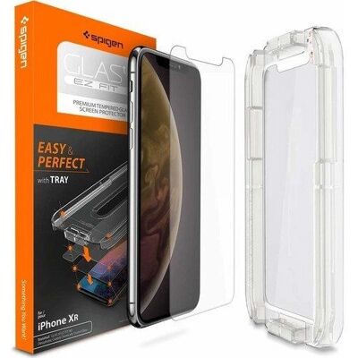 Spigen 064GL24818 Transparent Displayschutz für iPhone XR - Handy Schutzfolie Spigen 064GL24818 Transparent Displayschutz für iPhone XR - Handy Schutzfolie