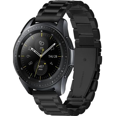 Correa de acero inoxidable negro Spigen para Samsung Galaxy Watch 4/5/6/7 - Ajuste Moderno Correa de acero inoxidable negro Spigen para Samsung Galaxy Watch 4/5/6/7 - Ajuste Moderno