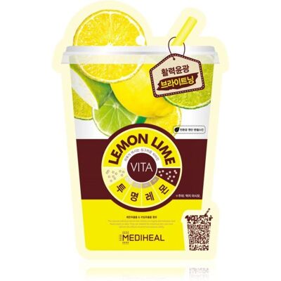 Mediheal Masque Éclaircissant Citron Lime - Masque en tissu - Publicité Mediheal Masque Éclaircissant Citron Lime - Masque en tissu - Publicité