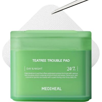 Mediheal Tea Tree Trouble Pad - Toner Pads - Følsom Hud Mediheal Tea Tree Trouble Pad - Toner Pads - Følsom Hud