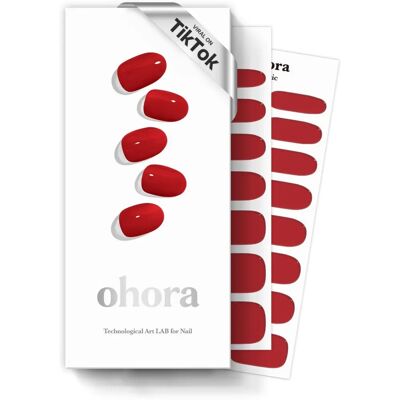 ohora Naklejki na paznokcie z żelu N Addict - 30 sztuk, Model NB-022 ohora Naklejki na paznokcie z żelu N Addict - 30 sztuk, Model NB-022