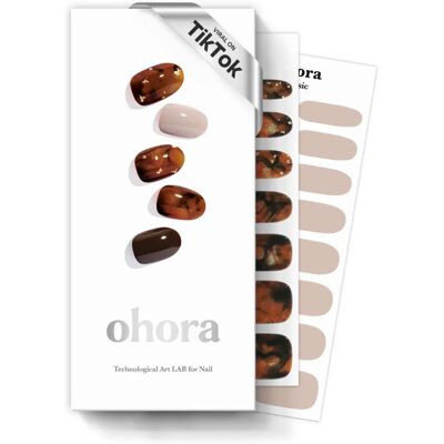 OHORA - Brown Sugar - Gel - 30pcs - Nail Strips OHORA - Brown Sugar - Gel - 30pcs - Nail Strips