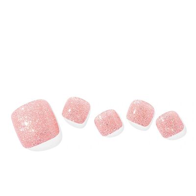 OHORA Pink Salt Puoliksi kypsä geeli pedikyyri nauhat - Pediküre nauhat OHORA Pink Salt Puoliksi kypsä geeli pedikyyri nauhat - Pediküre nauhat