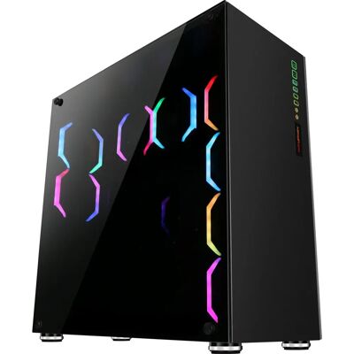 ABKONCORE R780 Sync - Grande Tour E-ATX Boîtier - Noir - Publicité ABKONCORE R780 Sync - Grande Tour E-ATX Boîtier - Noir - Publicité