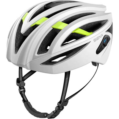 Casque Route Blanc Sena R2 - Léger, Bluetooth, Intercom HD - Publicité Casque Route Blanc Sena R2 - Léger, Bluetooth, Intercom HD - Publicité