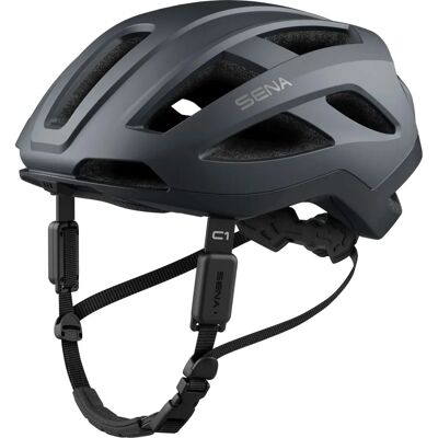 Sena C1 Grijze Weghelm - Bluetooth, LED Achterlicht Sena C1 Grijze Weghelm - Bluetooth, LED Achterlicht