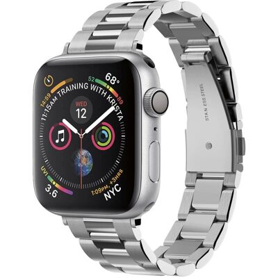 Spigen Silver Stainless Steel Apple Watch Band 38/40/41mm Spigen Silver Stainless Steel Apple Watch Band 38/40/41mm