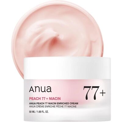 Anua Fersken 77% Niacin Beriket Krem - Fuktighetsgivende & Lysende Anua Fersken 77% Niacin Beriket Krem - Fuktighetsgivende & Lysende