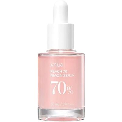 Anua Fersken 70% Niacinamide Serum - Oppklarende Ansiktsserum Anua Fersken 70% Niacinamide Serum - Oppklarende Ansiktsserum