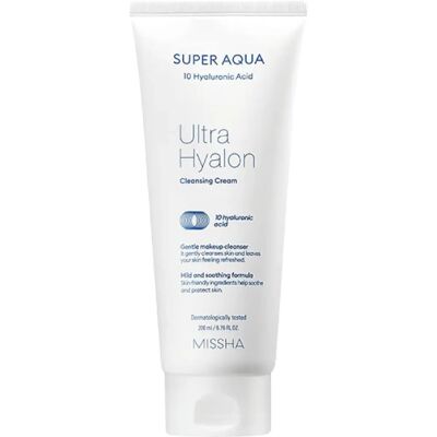 Missha Super Aqua 10 Acide Hyaluronique Crème - Nettoyant pour Femmes - Publicité Missha Super Aqua 10 Acide Hyaluronique Crème - Nettoyant pour Femmes - Publicité