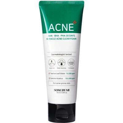 Some by Mi AHA BHA PHA 30 Tage Wunder Akne Reinigungs-Schaum (100ml) Some by Mi AHA BHA PHA 30 Tage Wunder Akne Reinigungs-Schaum (100ml)