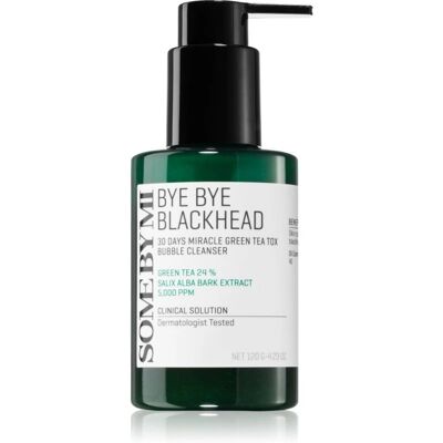 Some By Mi Bye Bye Blackhead 30 Days Miracle Green Tea Foam Cleanser - Facial Cleanser Some By Mi Bye Bye Blackhead 30 Days Miracle Green Tea Foam Cleanser - Facial Cleanser
