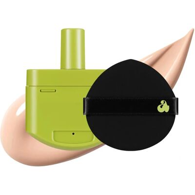 Unleashia Satin Wear Healthy Green Cushion SPF 30 - Eburnean - Long-lasting foundation Unleashia Satin Wear Healthy Green Cushion SPF 30 - Eburnean - Long-lasting foundation