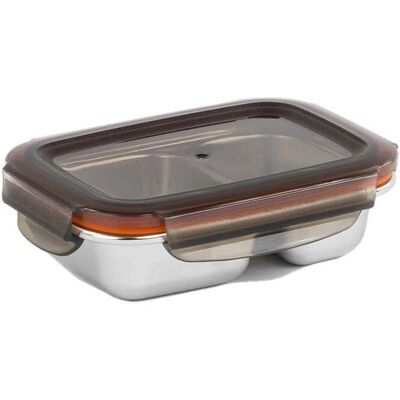 Contenant Alimentaire CUITISAN - 370ml, 2 Compartiments, Micro-ondable - Publicité Contenant Alimentaire CUITISAN - 370ml, 2 Compartiments, Micro-ondable - Publicité