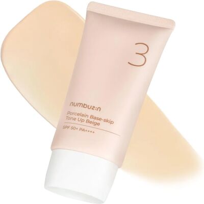 Numbuzin No.3 Porcelain Base - SPF50+ Beige Foundation Numbuzin No.3 Porcelain Base - SPF50+ Beige Foundation