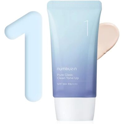NUMBUZIN No.1 Pure Glass Clean Tone Up SPF50+ PA++++ - Crème solaire visage - Publicité NUMBUZIN No.1 Pure Glass Clean Tone Up SPF50+ PA++++ - Crème solaire visage - Publicité