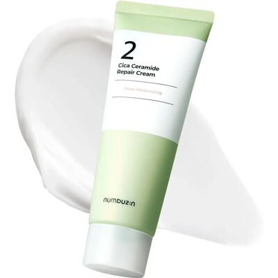Numbuzin No.2 Cica Ceramide Repair Cream - Soin Hydratant - Publicité Numbuzin No.2 Cica Ceramide Repair Cream - Soin Hydratant - Publicité
