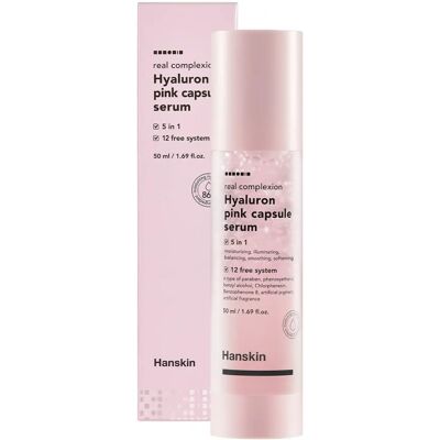 Hanskin Real Complexion Hyaluron Pink Kapsel Serum - Ansiktsserum Hanskin Real Complexion Hyaluron Pink Kapsel Serum - Ansiktsserum