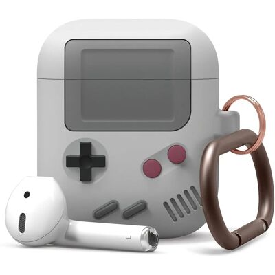 Elago - AW5 - Cinza Claro - Console Retrô - AirPods Case Elago - AW5 - Cinza Claro - Console Retrô - AirPods Case