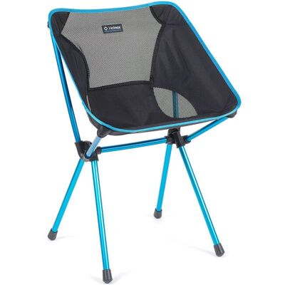 Helinox Café Chair - zwart/cyaan blauw Helinox Café Chair - zwart/cyaan blauw