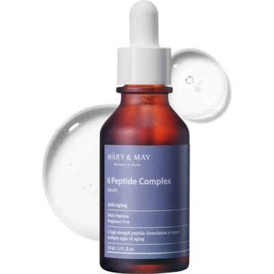 Mary & May 6 Peptide Complex Serum - Anti-Aging - 30 ml Mary & May 6 Peptide Complex Serum - Anti-Aging - 30 ml