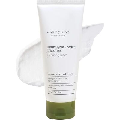 Mary & May Houttuynia Cordata + Tea Tree Rens - sensitiv hud Mary & May Houttuynia Cordata + Tea Tree Rens - sensitiv hud